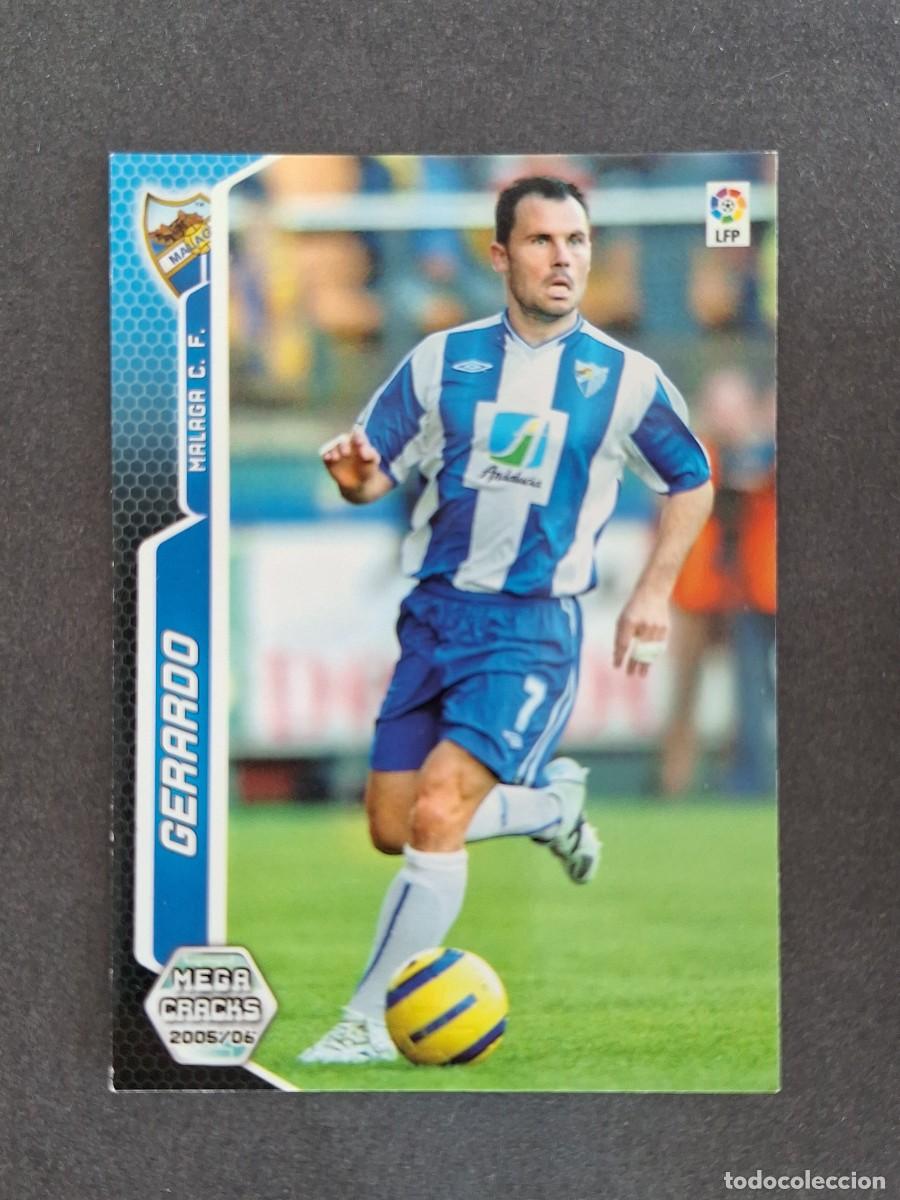 Cromos de f&uacute;tbol: L3 GERARDO MALAGA C. F. 201 PANINI MEGACRACKS 2005 2006 05 06