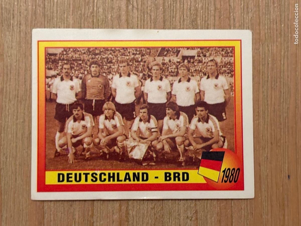 Cromos de f&uacute;tbol: 44. CROMO EUROCOPA 96 INGLATERRA 96 EURO SIN PEGAR DEUTSCHLAND BRD 1980 N 12