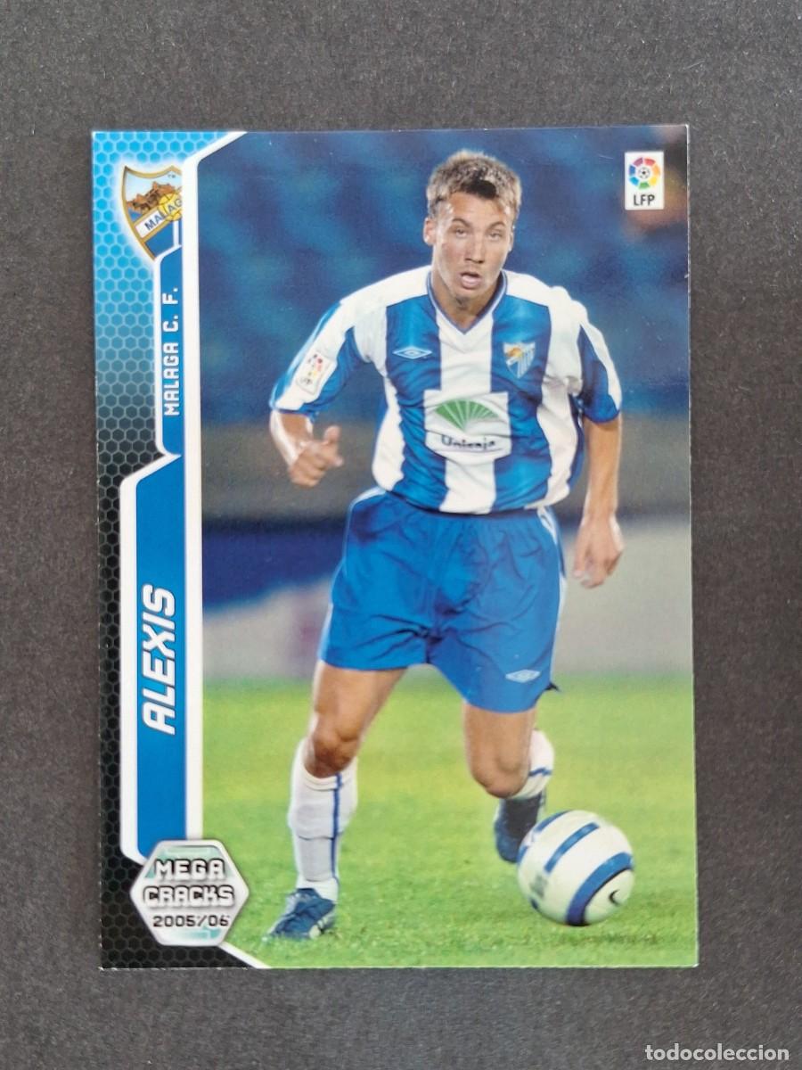 Cromos de f&uacute;tbol: L3 ALEXIS MALAGA C. F. 202 PANINI MEGACRACKS 2005 2006 05 06