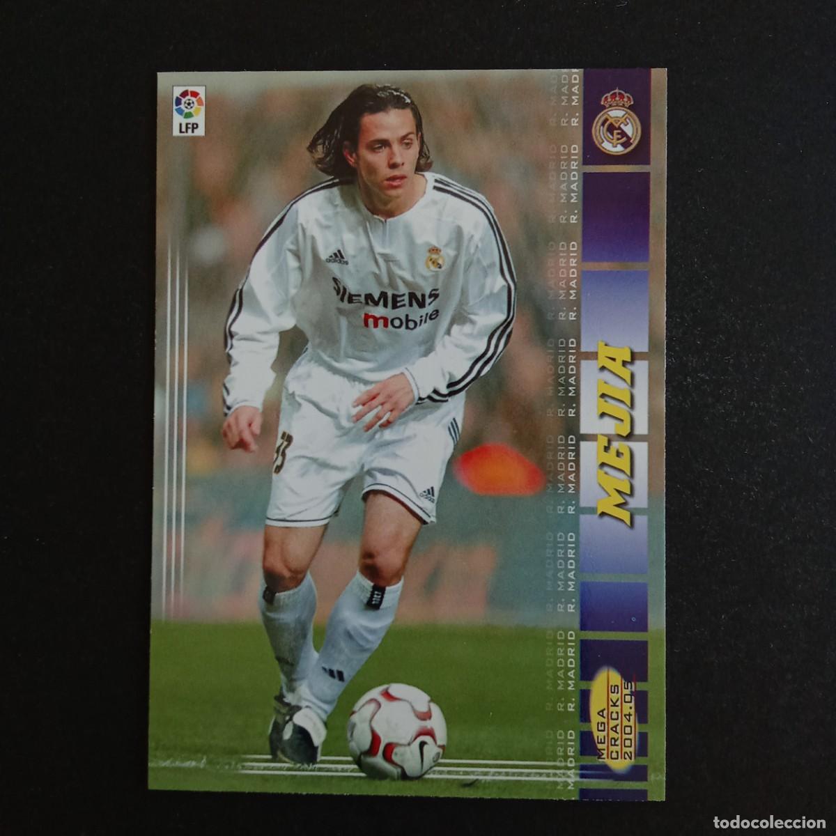 Cromos de f&uacute;tbol: 170 MEJIA REAL MADRID LIGA 2004 2005 04 05 MEGACRACKS PANINI - NUMERO SIN ESPACIO