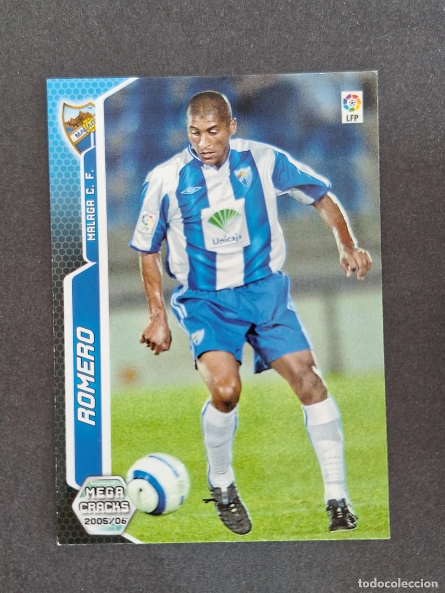 Cromos de f&uacute;tbol: L3 ROMERO MALAGA C. F. 207 PANINI MEGACRACKS 2005 2006 05 06