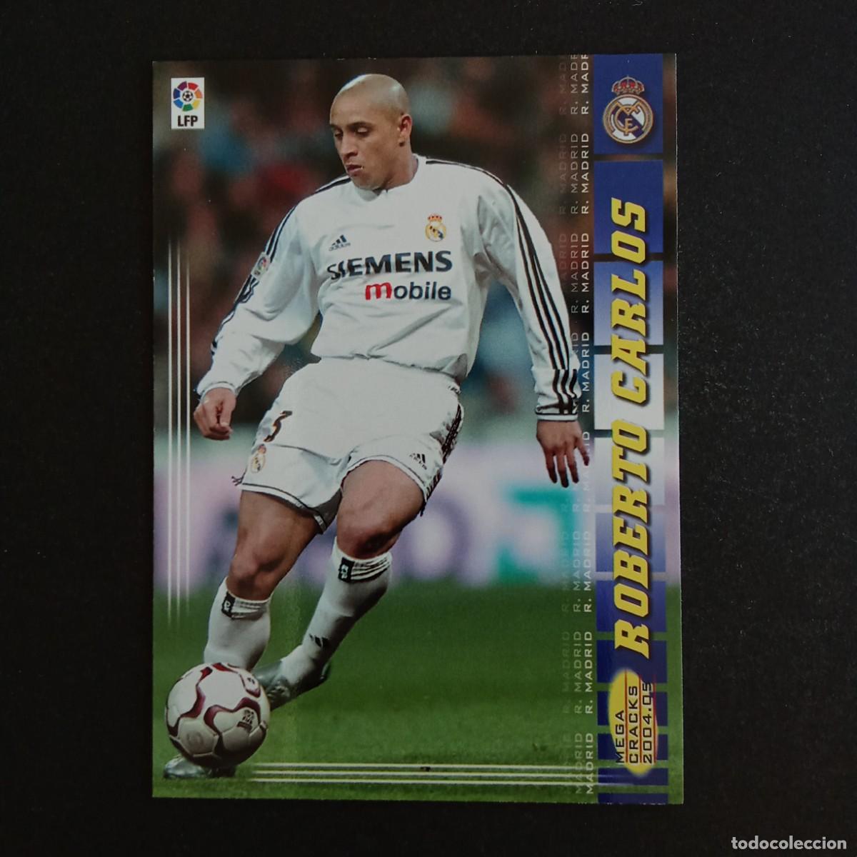 Cromos de f&uacute;tbol: 171 ROBERTO CARLOS REAL MADRID LIGA 2004 2005 04 05 MEGACRACKS PANINI -