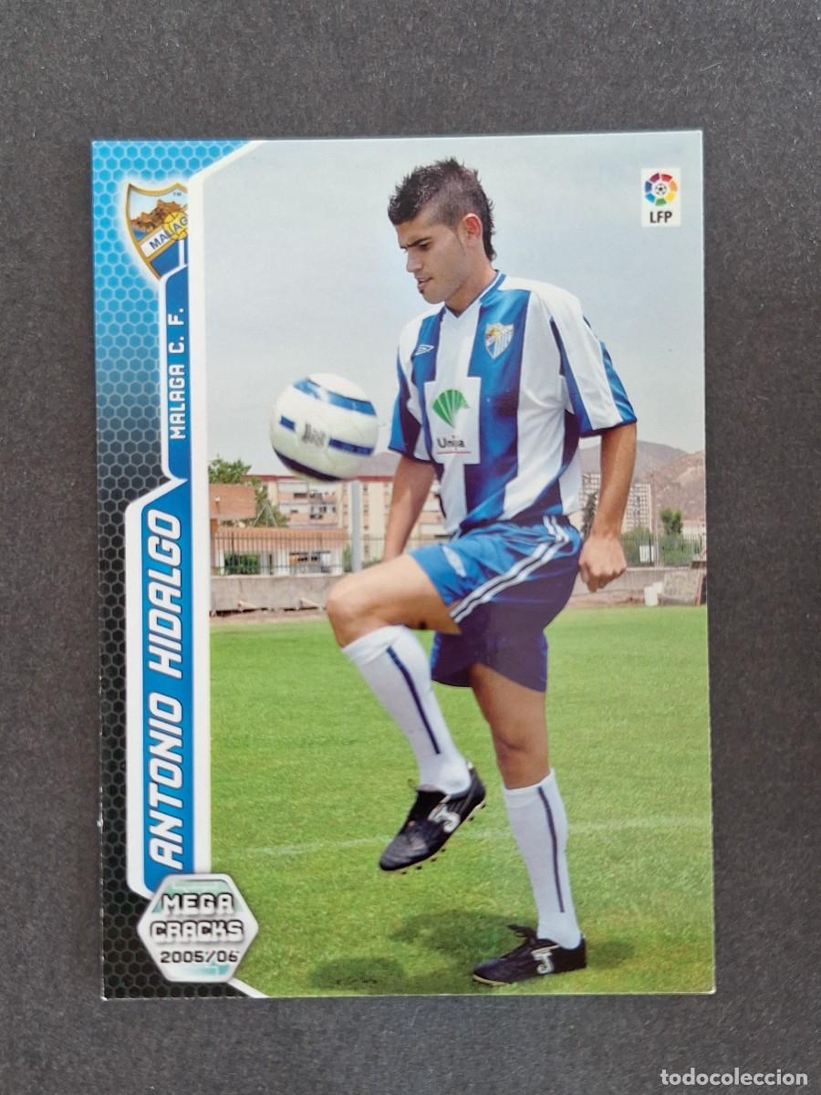 Cromos de f&uacute;tbol: L3 ANTONIO HIDALGO MALAGA C. F. 208 PANINI MEGACRACKS 2005 2006 05 06