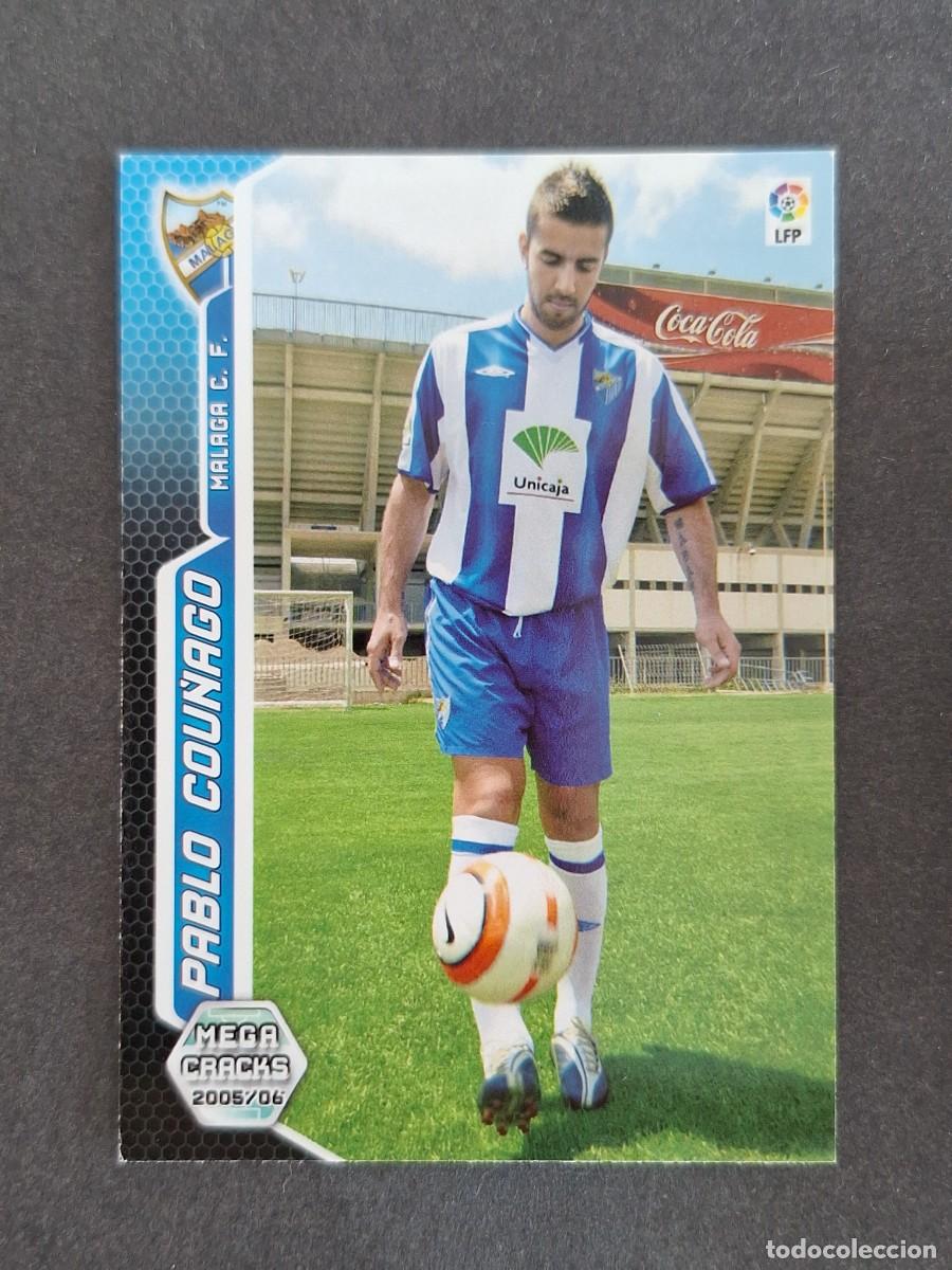 Cromos de f&uacute;tbol: L3 PABLO COU&Ntilde;AGO MALAGA C. F. 215 PANINI MEGACRACKS 2005 2006 05 06