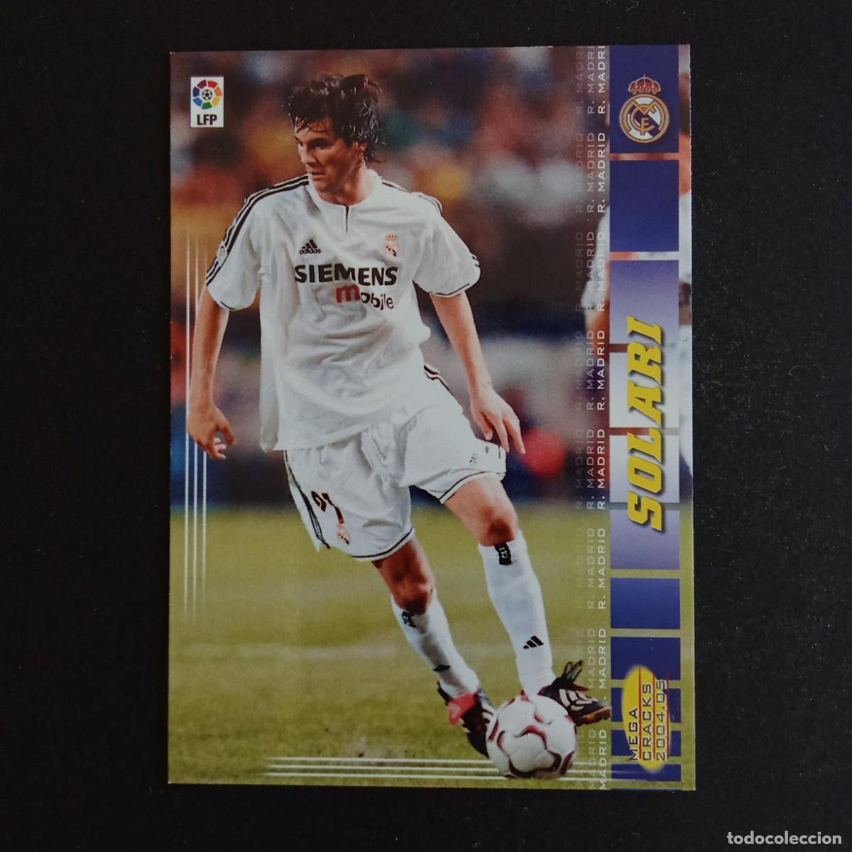 Cromos de f&uacute;tbol: 175 SOLARI REAL MADRID LIGA 2004 2005 04 05 MEGACRACKS PANINI - NUMERO CON ESPACIO