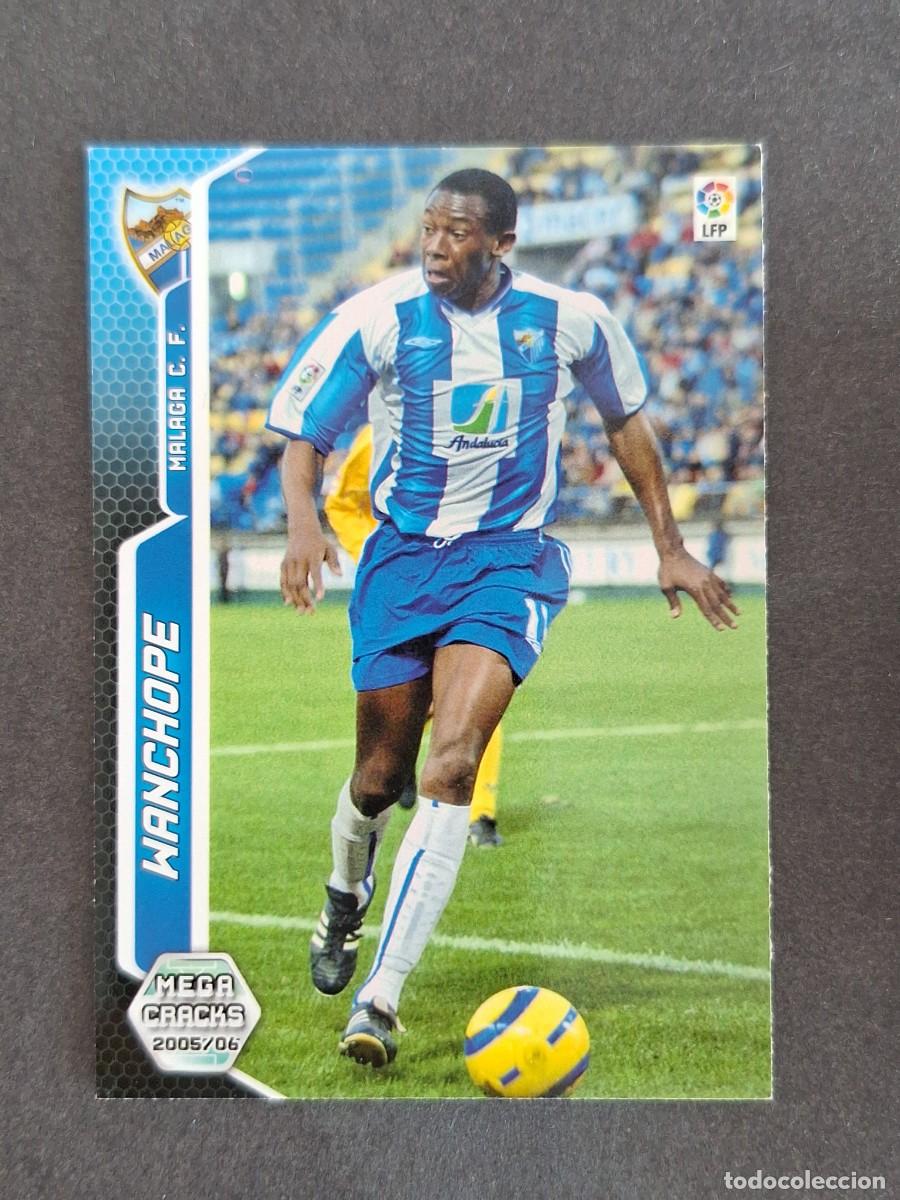 Cromos de f&uacute;tbol: L3 WANCHOPE MALAGA C. F. 216 PANINI MEGACRACKS 2005 2006 05 06