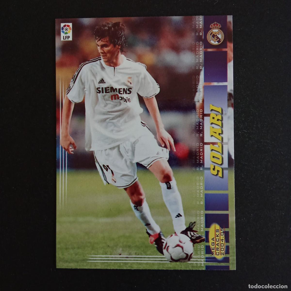 Cromos de f&uacute;tbol: 175 SOLARI REAL MADRID LIGA 2004 2005 04 05 MEGACRACKS PANINI - NUMERO SIN ESPACIO