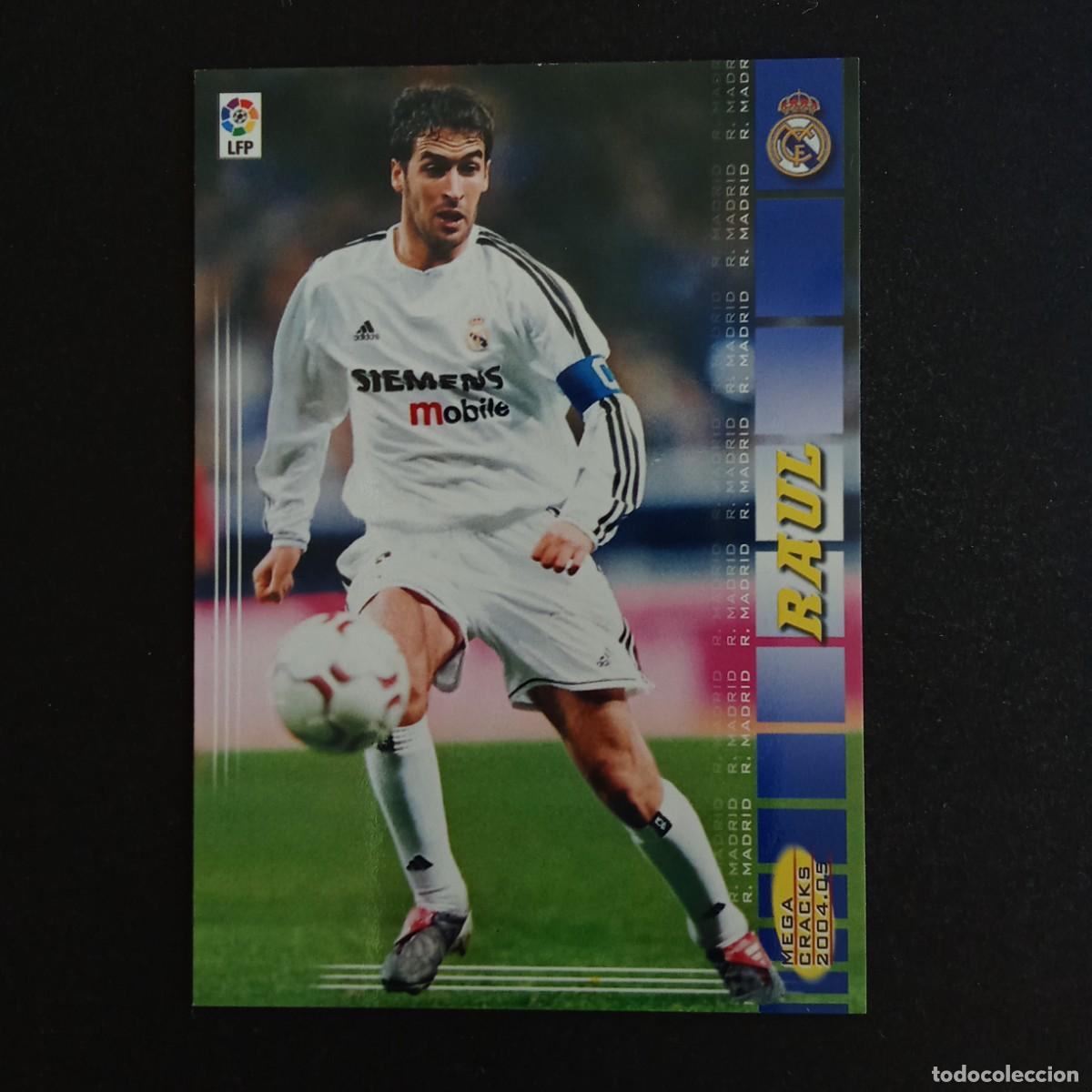 Football Stickers: 178 RAUL REAL MADRID LIGA 2004 2005 04 05 MEGACRACKS PANINI -