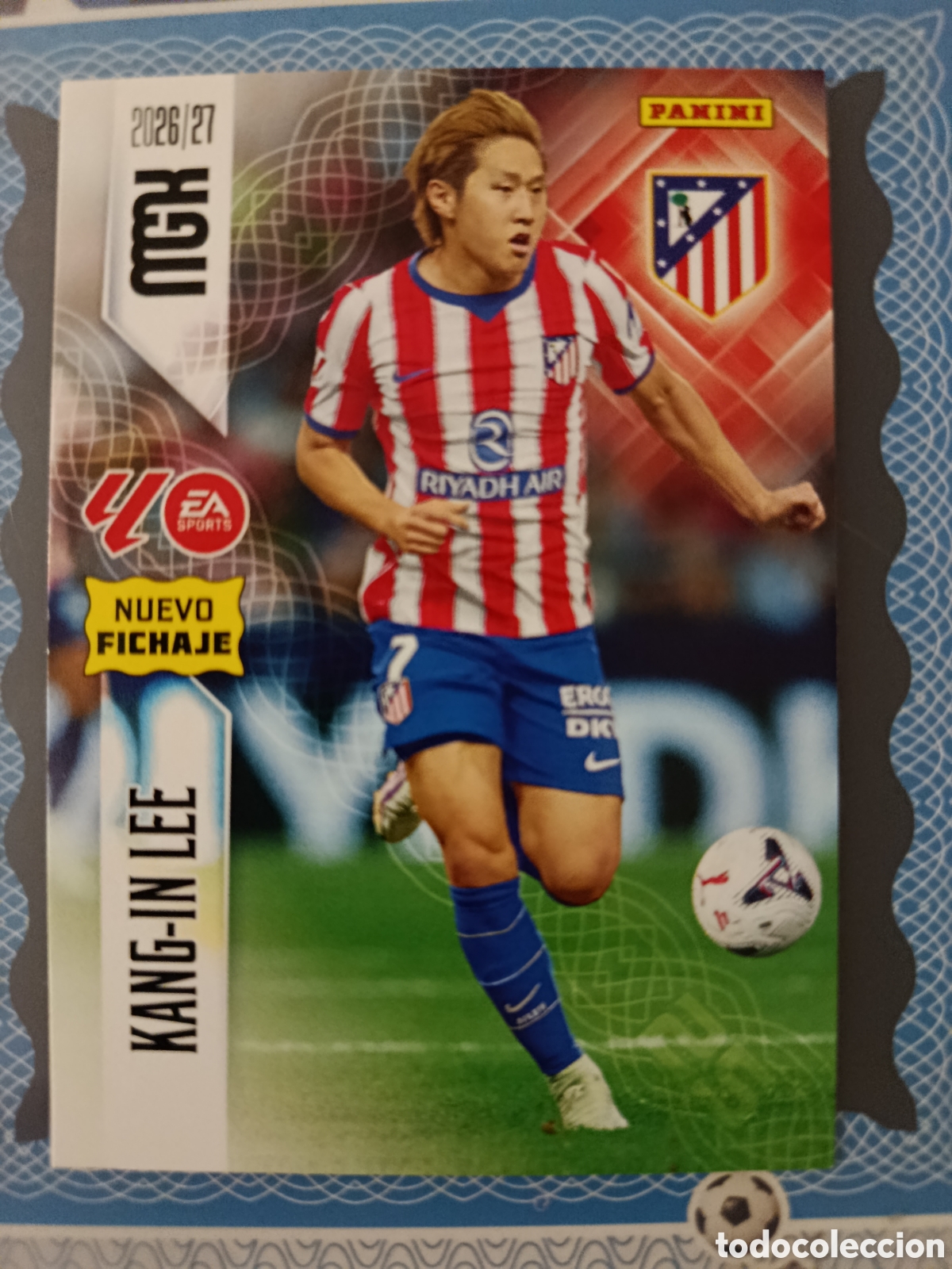 Cromos de f&uacute;tbol: MEGACRACKS 2026 2027 26 27 - PANINI - N&ordm; 486 KANG-IN LEE ATL&Eacute;TICO DE MADRID NUEVA FICHA