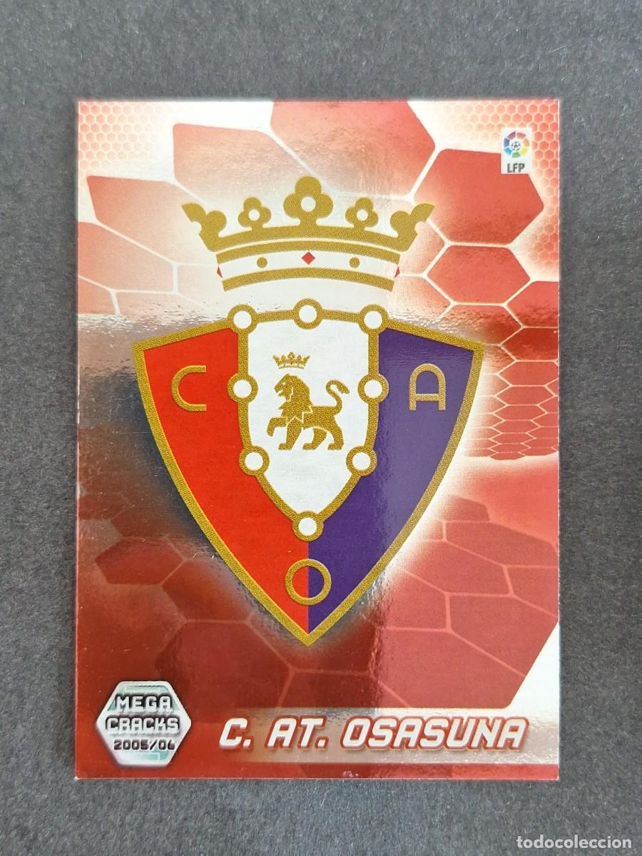 Cromos de f&uacute;tbol: L3 ESCUDO C. A. OSASUNA 235 PANINI MEGACRACKS 2005 2006 05 06