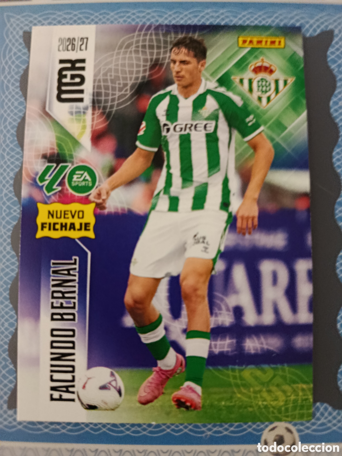 Cromos de Futebol: MEGACRACKS 2026 2027 26 27 - PANINI - N&ordm; 484 FACUNDO BERNAL NUEVA FICHA
