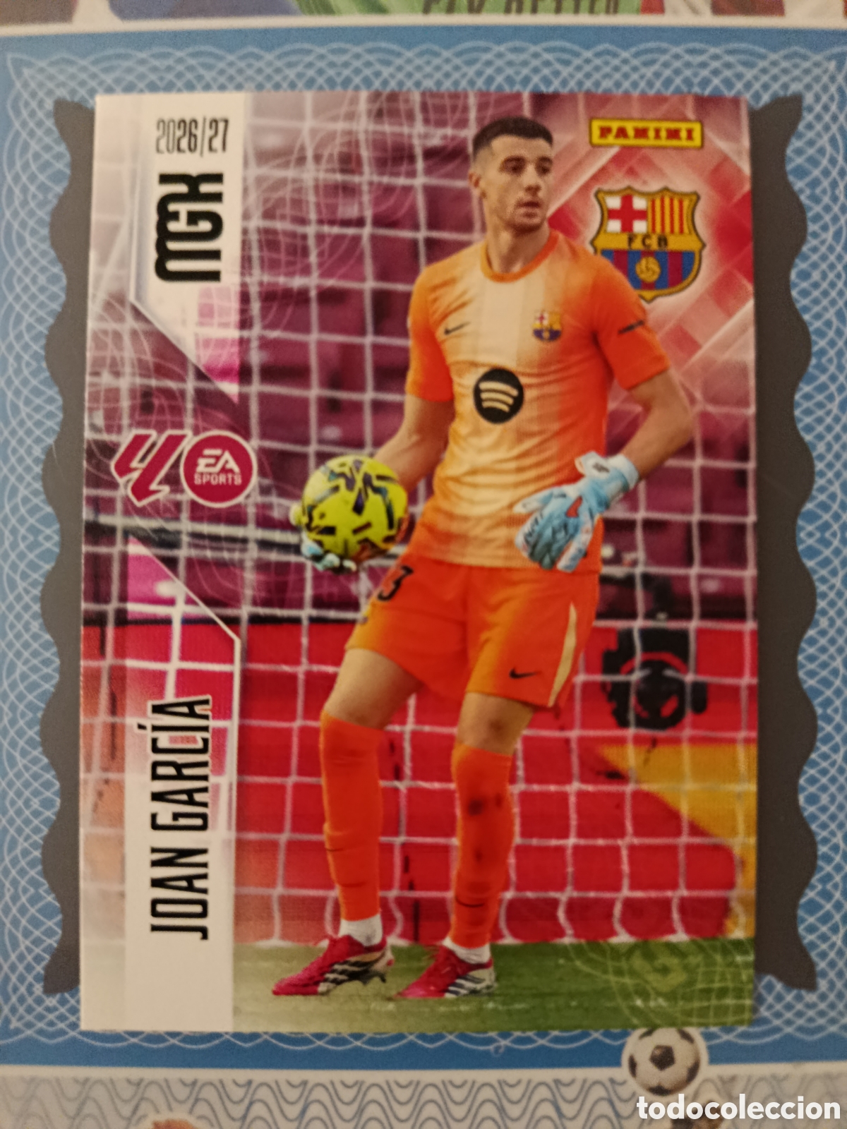 Cromos de f&uacute;tbol: MEGACRACKS 2026 2027 26 27 - PANINI - N&ordm; 74 JOAN GARC&Iacute;A BARCELONA