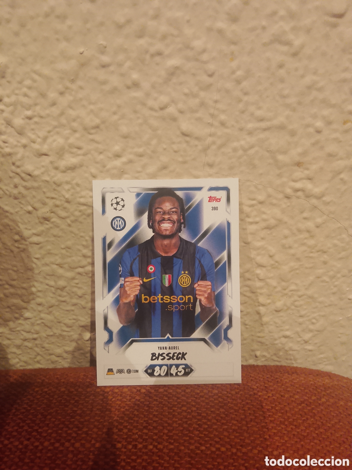 Cromos de f&uacute;tbol: Bisseck inter Milan 390 match attax 26/27 2026 2027