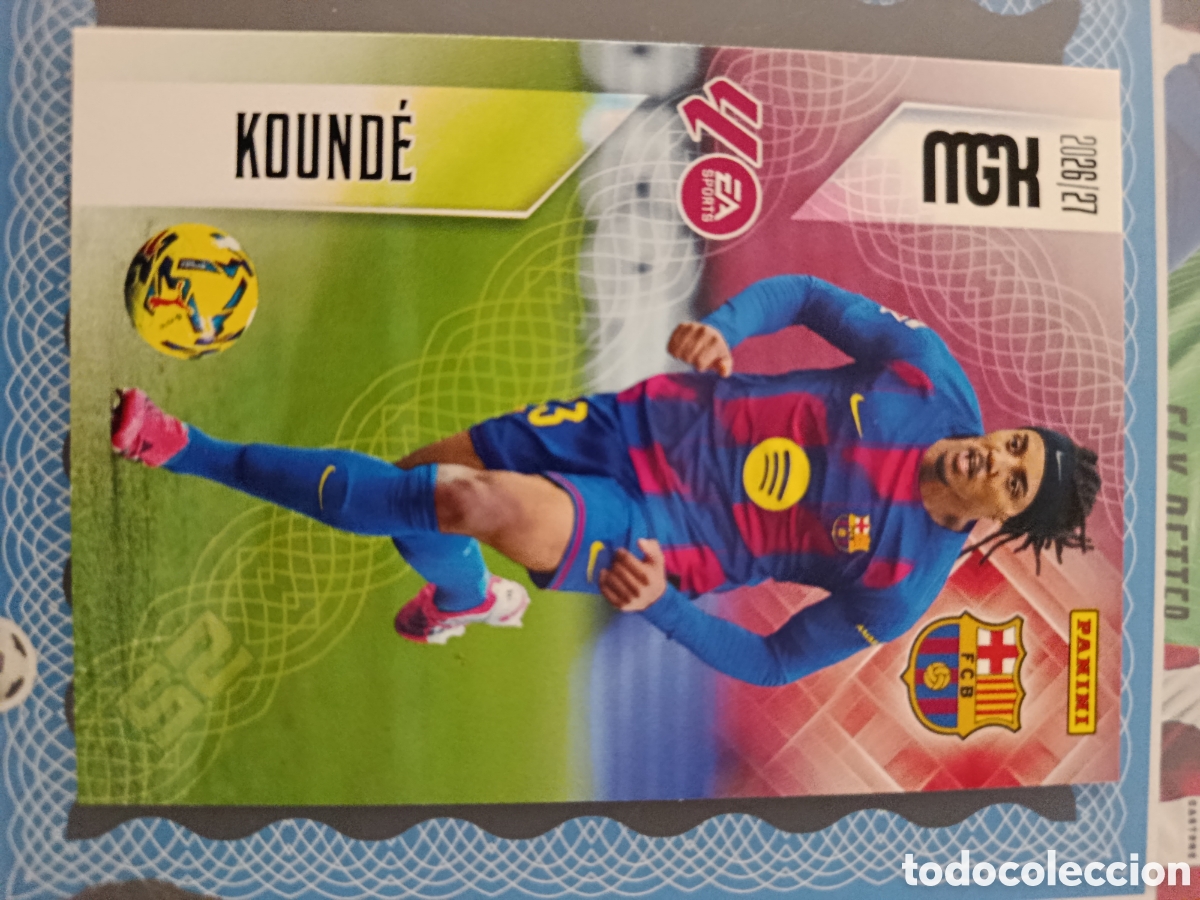 Cromos de f&uacute;tbol: MEGACRACKS 2026 2027 26 27 - PANINI - N&ordm; 76 KOUND&Eacute; BARCELONA