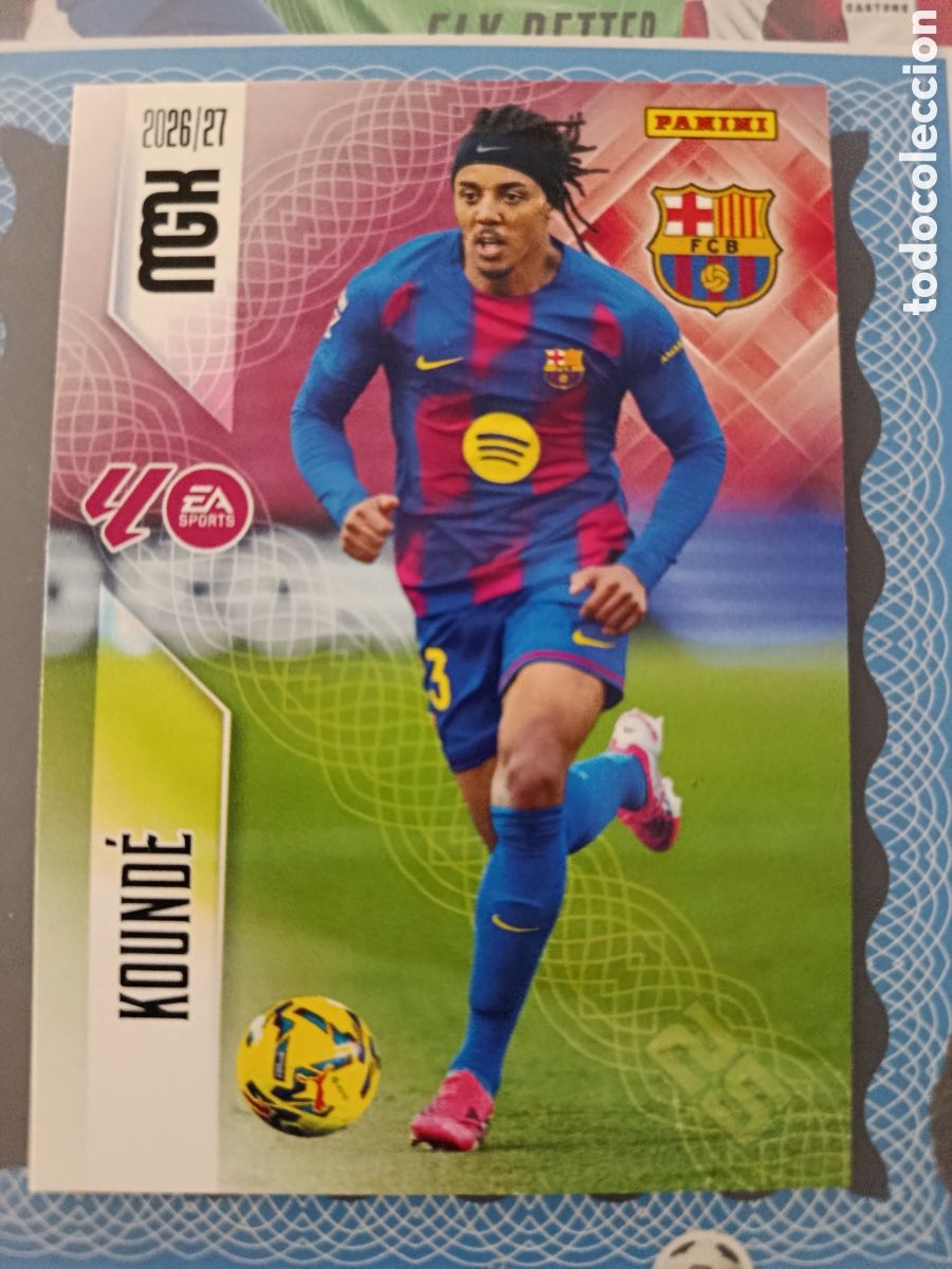 Cromos de f&uacute;tbol: MEGACRACKS 2026 2027 26 27 - PANINI - N&ordm; 76 KOUND&Eacute; BARCELONA