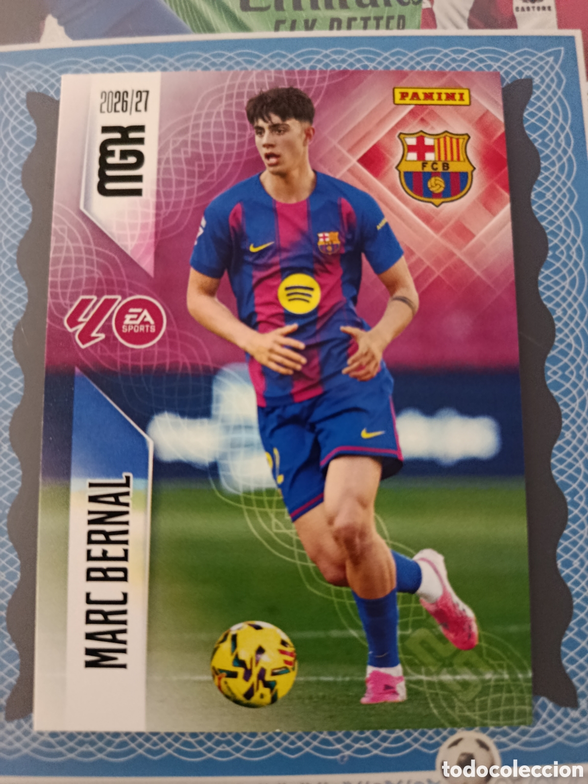 Cromos de f&uacute;tbol: MEGACRACKS 2026 2027 26 27 - PANINI - N&ordm; 83 MARC BERNAL BARCELONA