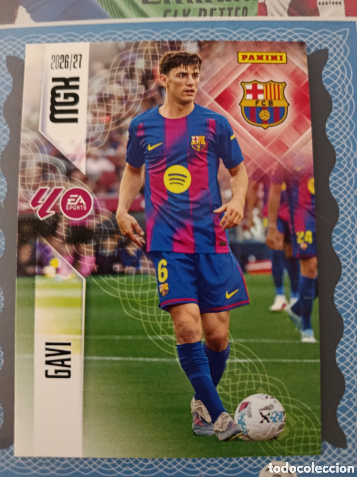 Cromos de f&uacute;tbol: MEGACRACKS 2026 2027 26 27 - PANINI - N&ordm; 84 GAVI BARCELONA