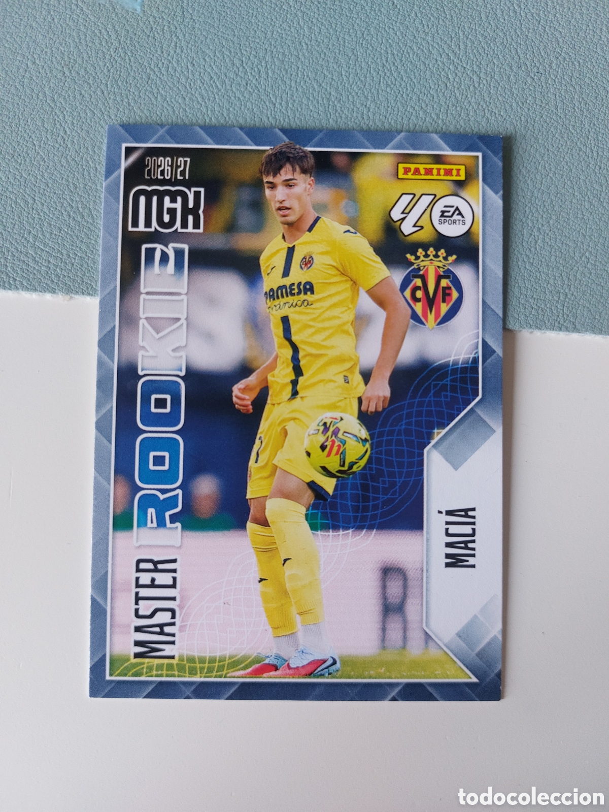 Cromos de f&uacute;tbol: 417 MACIA MASTER ROOKIE VILLARREAL MEGACRACKS MGK 26 27 PANINI 2026 2027