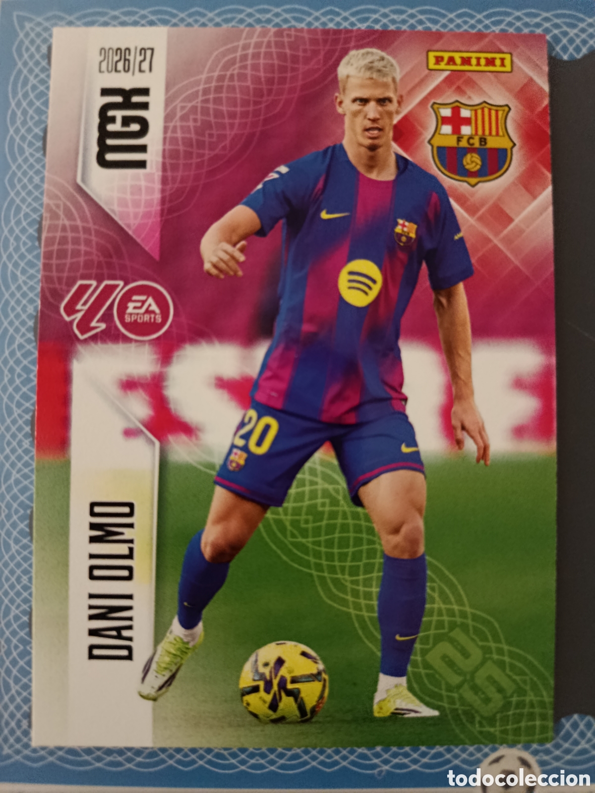 Cromos de f&uacute;tbol: MEGACRACKS 2026 2027 26 27 - PANINI - N&ordm; 87 DANI OLMO BARCELONA