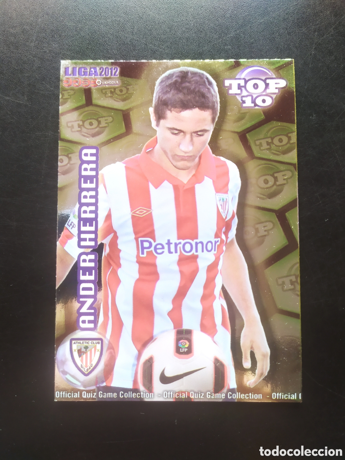 Cromos de f&uacute;tbol: Mundicromo fichas Liga 2011 2012 11 12 Ander Herrera top brillo verde n&deg; 617 Athletic Bilbao
