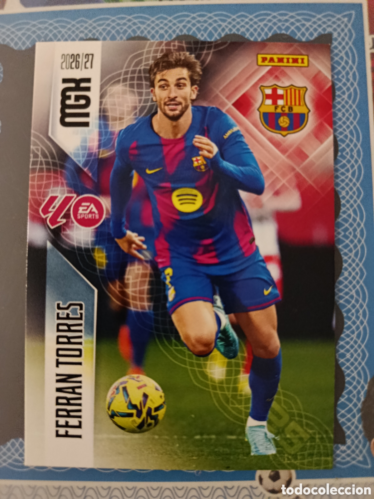Cromos de f&uacute;tbol: MEGACRACKS 2026 2027 26 27 - PANINI - N&ordm; 90 FERRAN TORRES BARCELONA