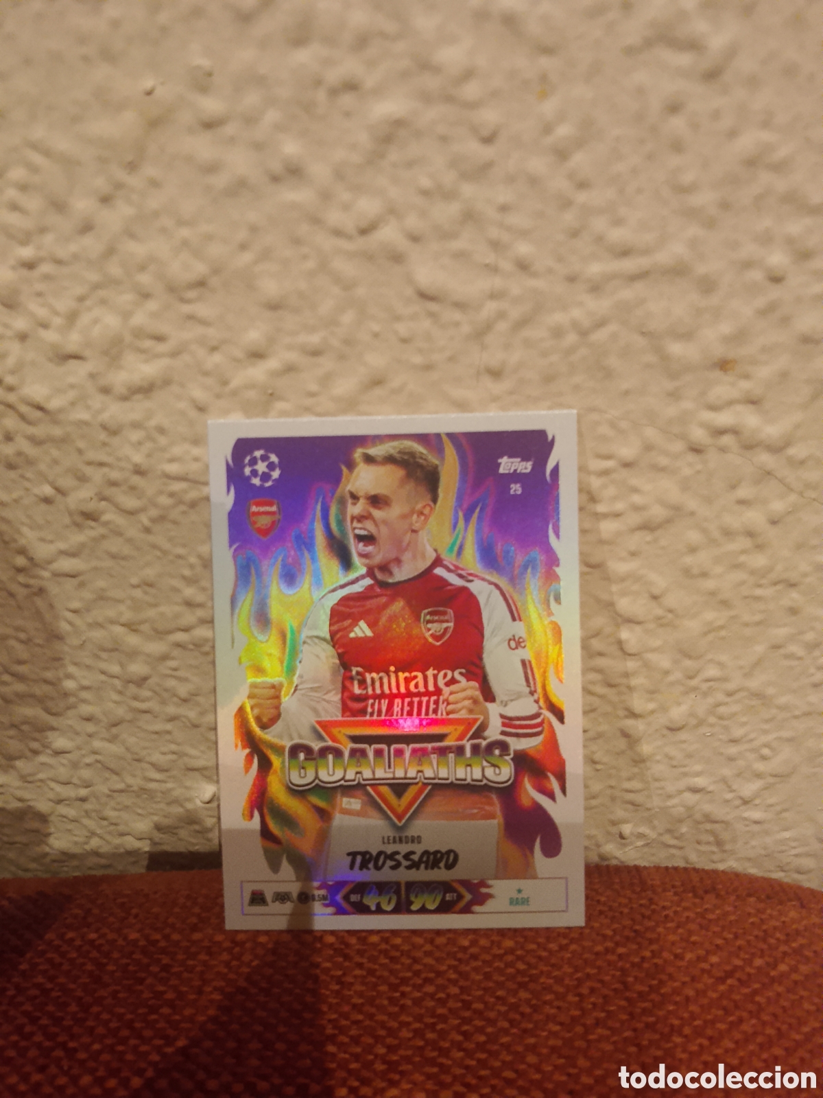 Cromos de f&uacute;tbol: Trossard arsenal goaliaths 25 match attax 26/27 2026 2027