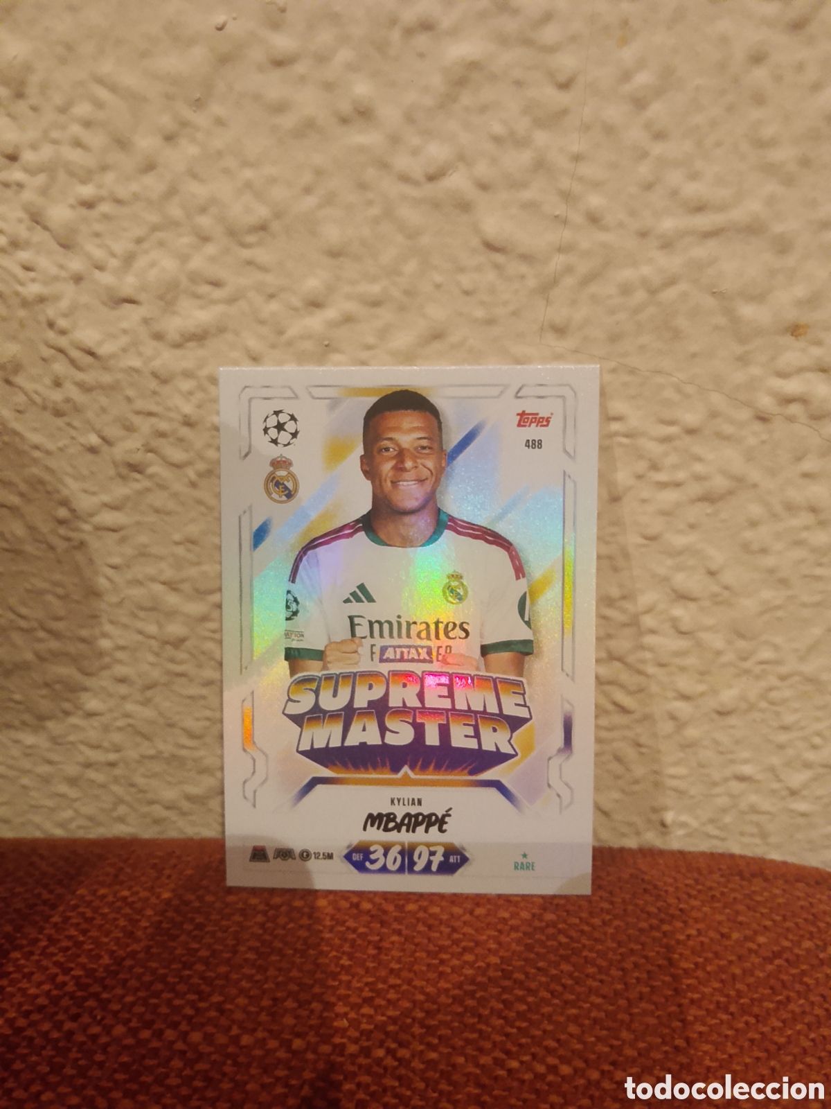 Cromos de f&uacute;tbol: Mbapp&eacute; supreme master 488 match attax 26/27 2026 2027
