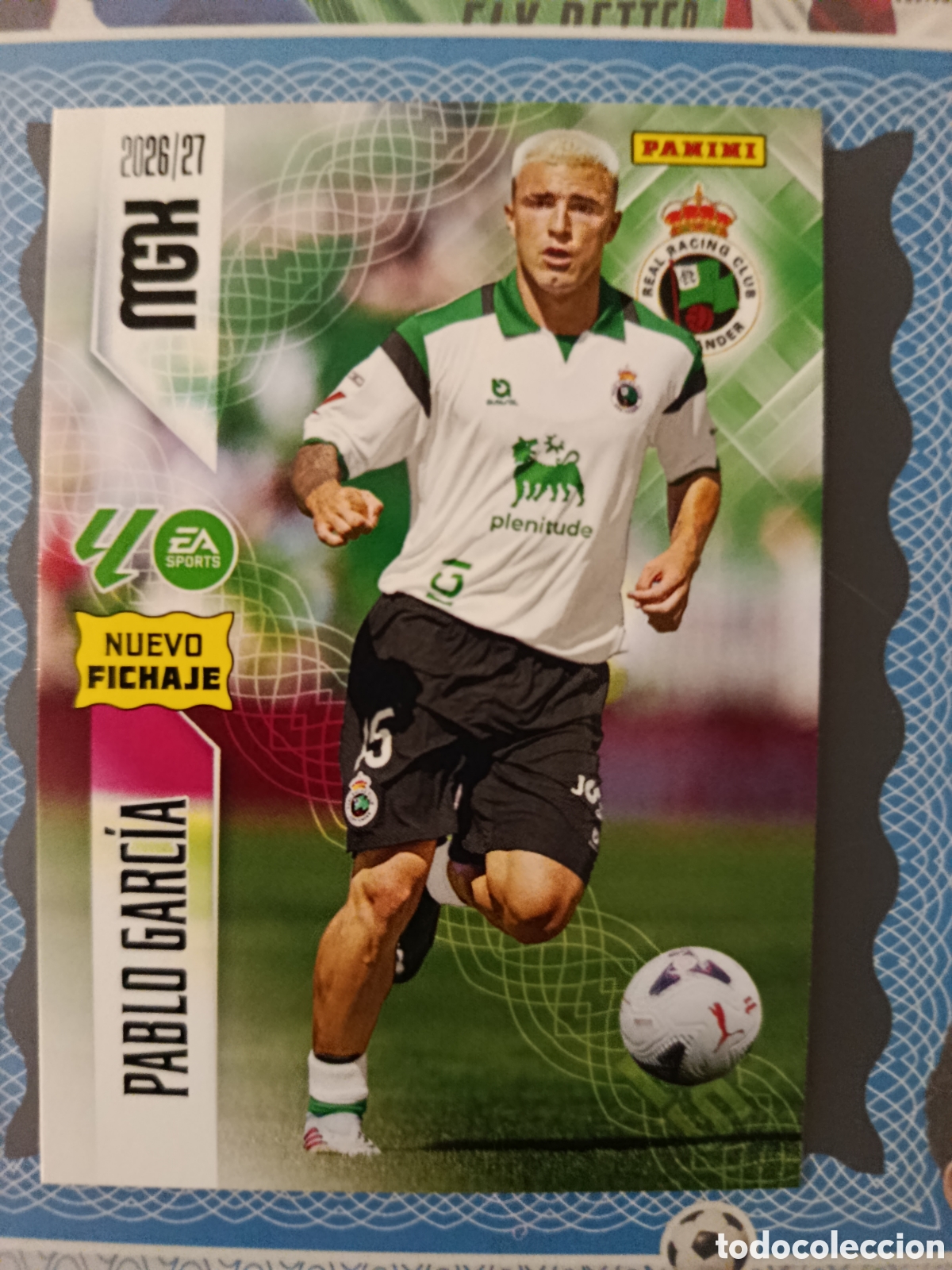 Cromos de f&uacute;tbol: MEGACRACKS 2026 2027 26 27 - PANINI - N&ordm; 505 PABLO GARC&Iacute;A RACING DE SANTANDER FICHAJE