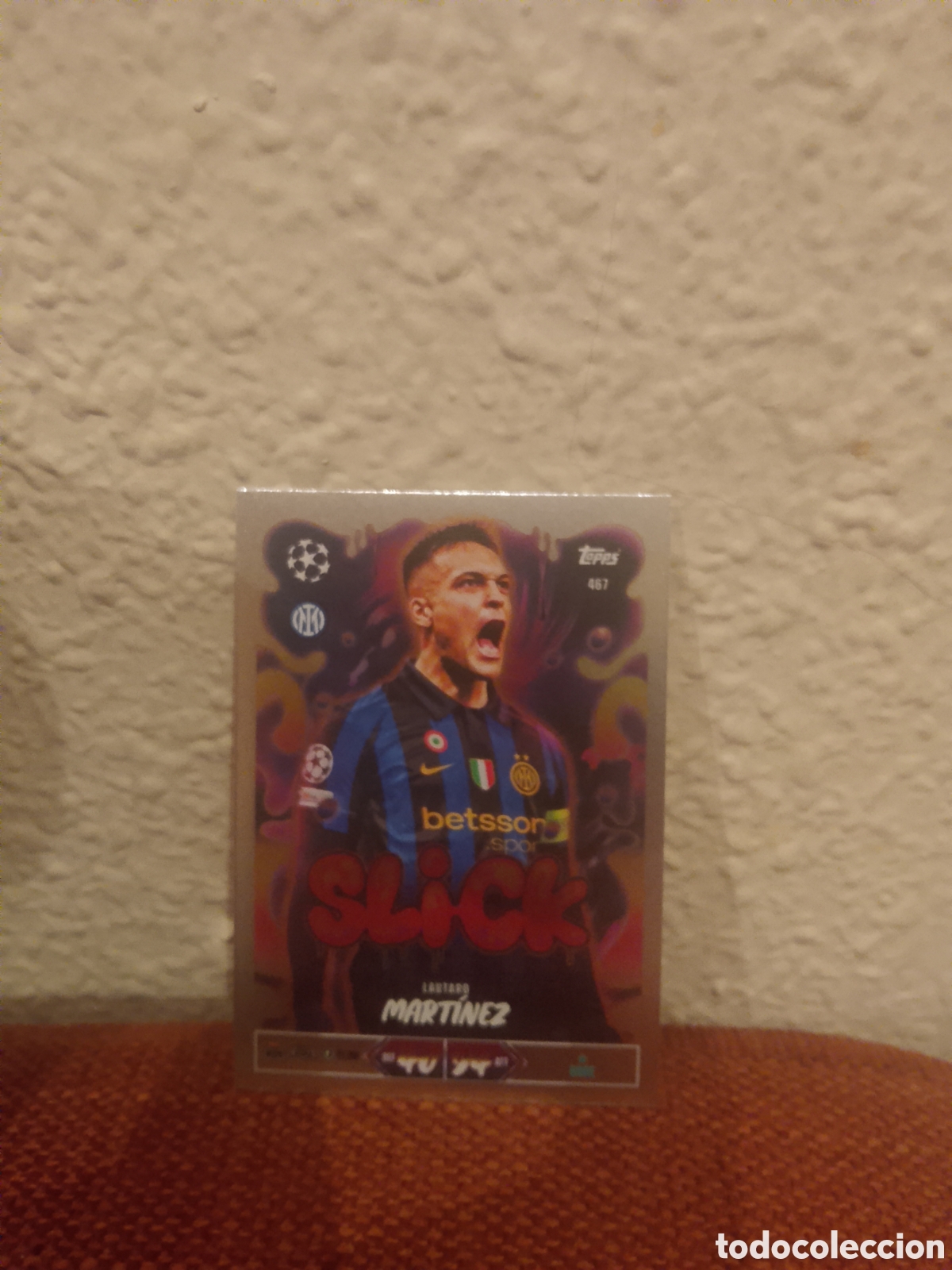 Cromos de f&uacute;tbol: Lautaro Mart&iacute;nez Inter de Milan slick 467 match attax 26/27 2026 2027