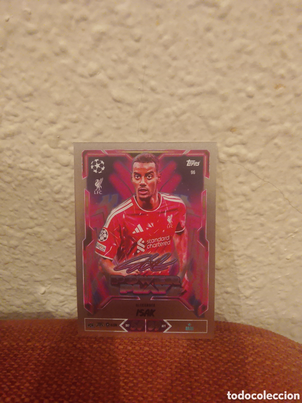 Cromos de f&uacute;tbol: Isak power play 96 Liverpool match attax 26/27 2026 2027