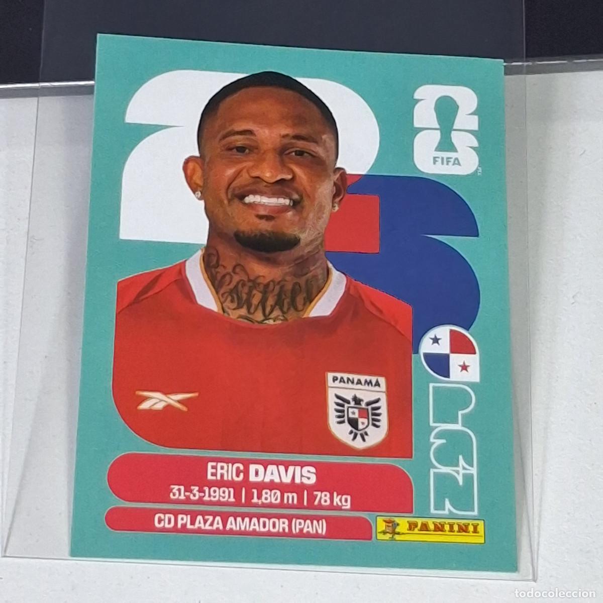 Cromos de f&uacute;tbol: B69 PAN7 ERIC DAVIS 7 PANAM&Aacute; PAN MUNDIAL FIFA WORLD CUP 2026 STICKER PANINI