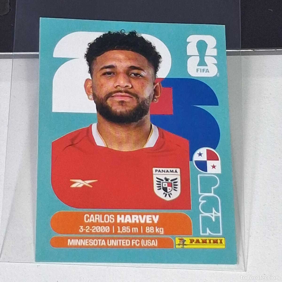 Cromos de f&uacute;tbol: B69 PAN 15 PAN15 CARLOS HARVEY PANAM&Aacute; PAN MUNDIAL FIFA WORLD CUP 2026 STICKER PANINI