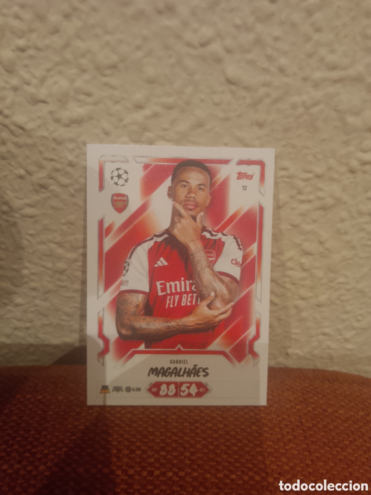 Cromos de f&uacute;tbol: Gabriel magalhaes arsenal 12 match attax 26/27 2026 2027