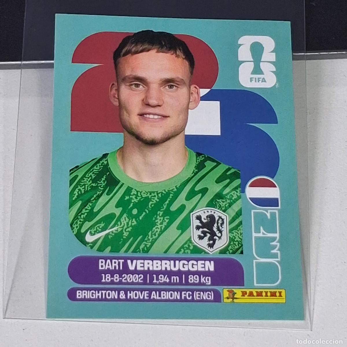 Cromos de f&uacute;tbol: B69 NED2 BART VERBRUGGEN 2 PA&Iacute;SES BAJOS HOLANDA NED MUNDIAL FIFA WORLD CUP 2026 STICKER PANINI