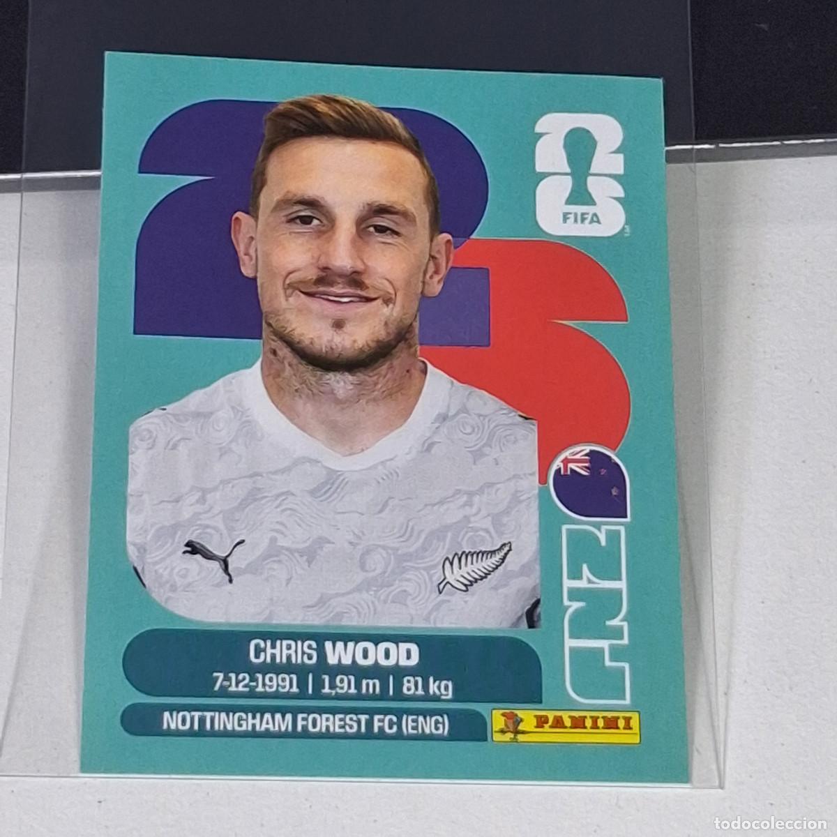 Cromos de f&uacute;tbol: B69 NZL17 CHRIS WOOD 17 NUEVA ZELANDA NZL NEW ZEALAND MUNDIAL FIFA WORLD CUP 2026 STICKER PANINI