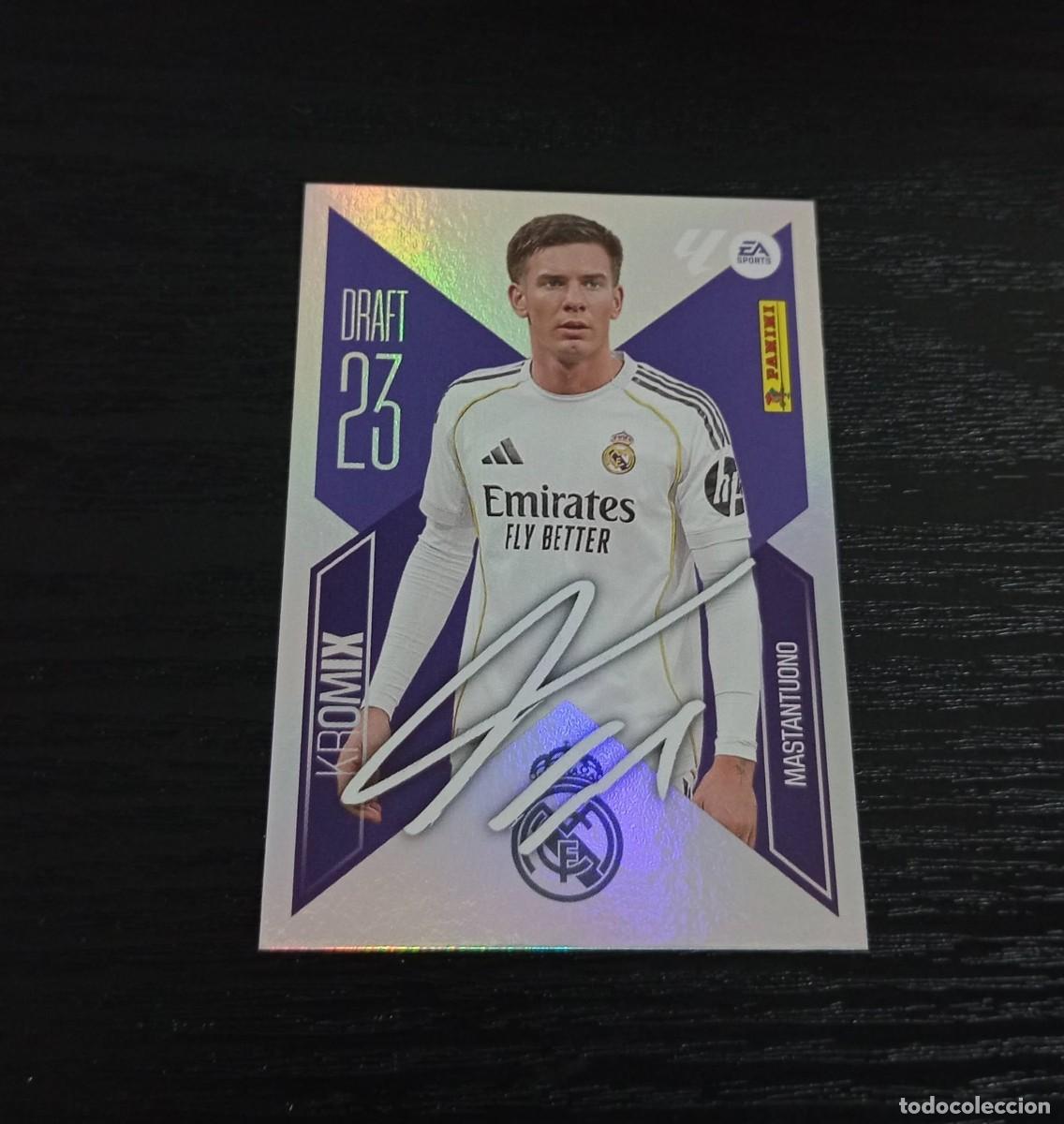 Cromos de f&uacute;tbol: -ESTE 26-27 : MASTANTUONO ( REAL MADRID ) -- DRAFT 23 KROMIX N&ordm; 16 -- BAJA K16