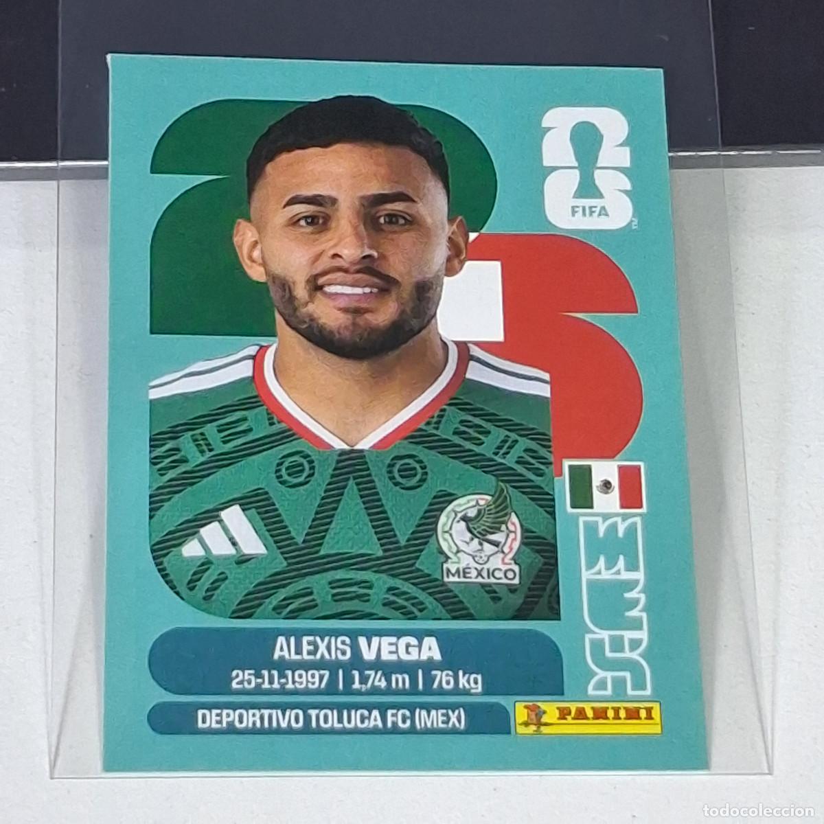 Cromos de f&uacute;tbol: B69 MEX18 MEX 18 ALEXIS VEGA M&Eacute;XICO MUNDIAL FIFA WORLD CUP 2026 STICKER PANINI