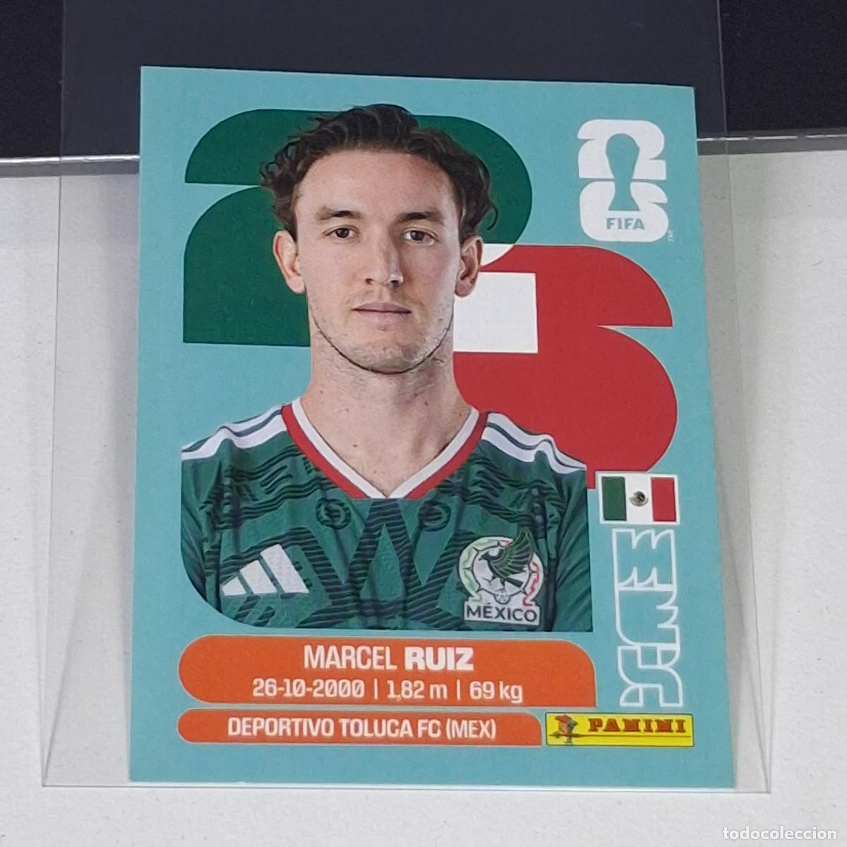 Cromos de f&uacute;tbol: B69 MEX12 MARCEL RUIZ 12 M&Eacute;XICO MEX MUNDIAL FIFA WORLD CUP 2026 STICKER PANINI