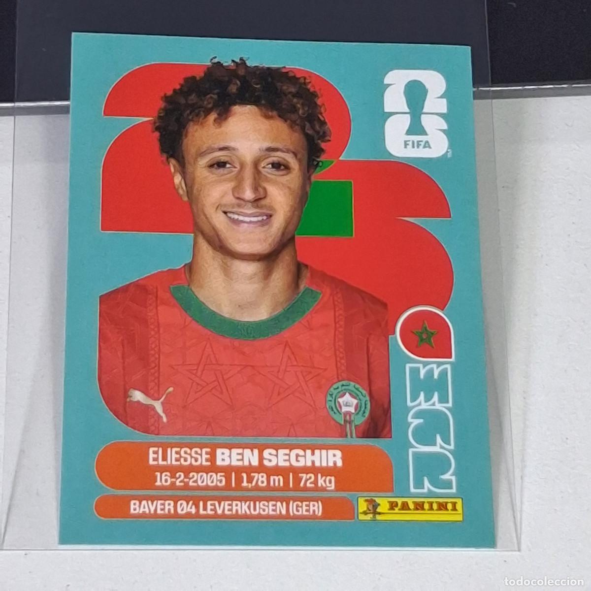 Cromos de f&uacute;tbol: B69 MAR12 ELIESSE BEN SEGHIR 12 MARRUECOS MOROCCO MAR MUNDIAL FIFA WORLD CUP 2026 STICKER PANINI