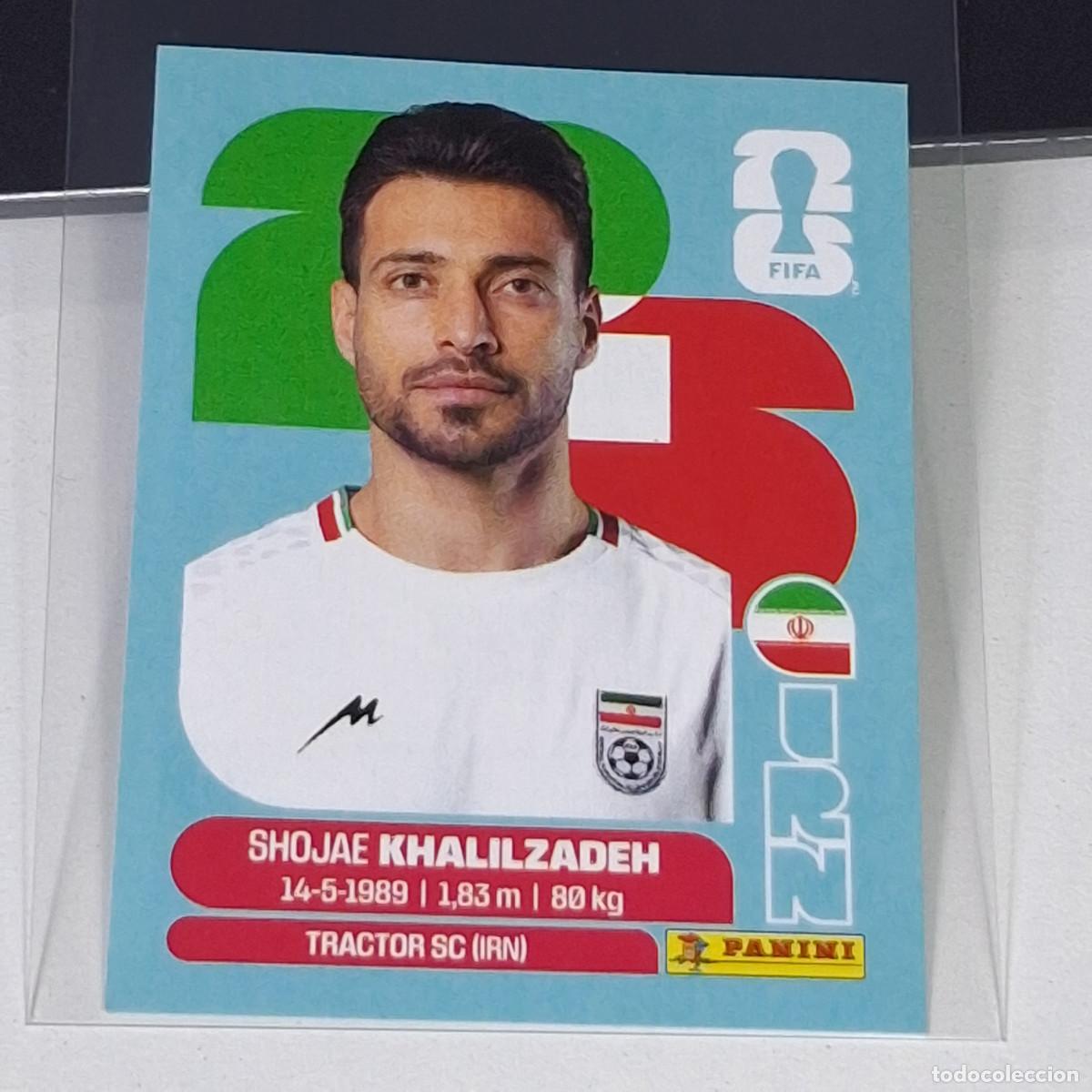 Cromos de f&uacute;tbol: B69 IRN6 SHOJAE KHALILZADEH 6 IR&Aacute;N IRAO IRN MUNDIAL FIFA WORLD CUP 2026 STICKER PANINI