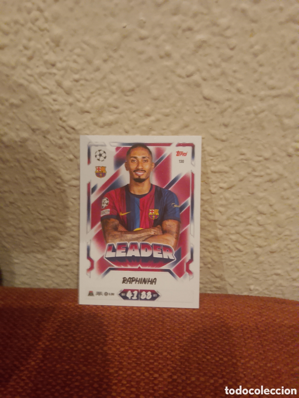 Cromos de f&uacute;tbol: Raphinha Barcelona leader match attax 26/27 2026 2027