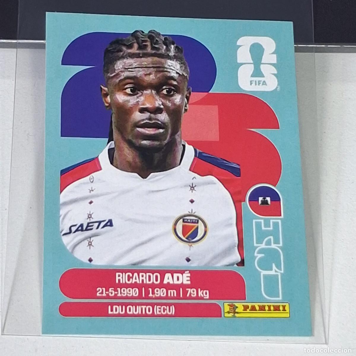 Cromos de f&uacute;tbol: B69 HAI 6 HAI6 RICARDO ADE HAITI HAI MUNDIAL FIFA WORLD CUP 2026 STICKER PANINI