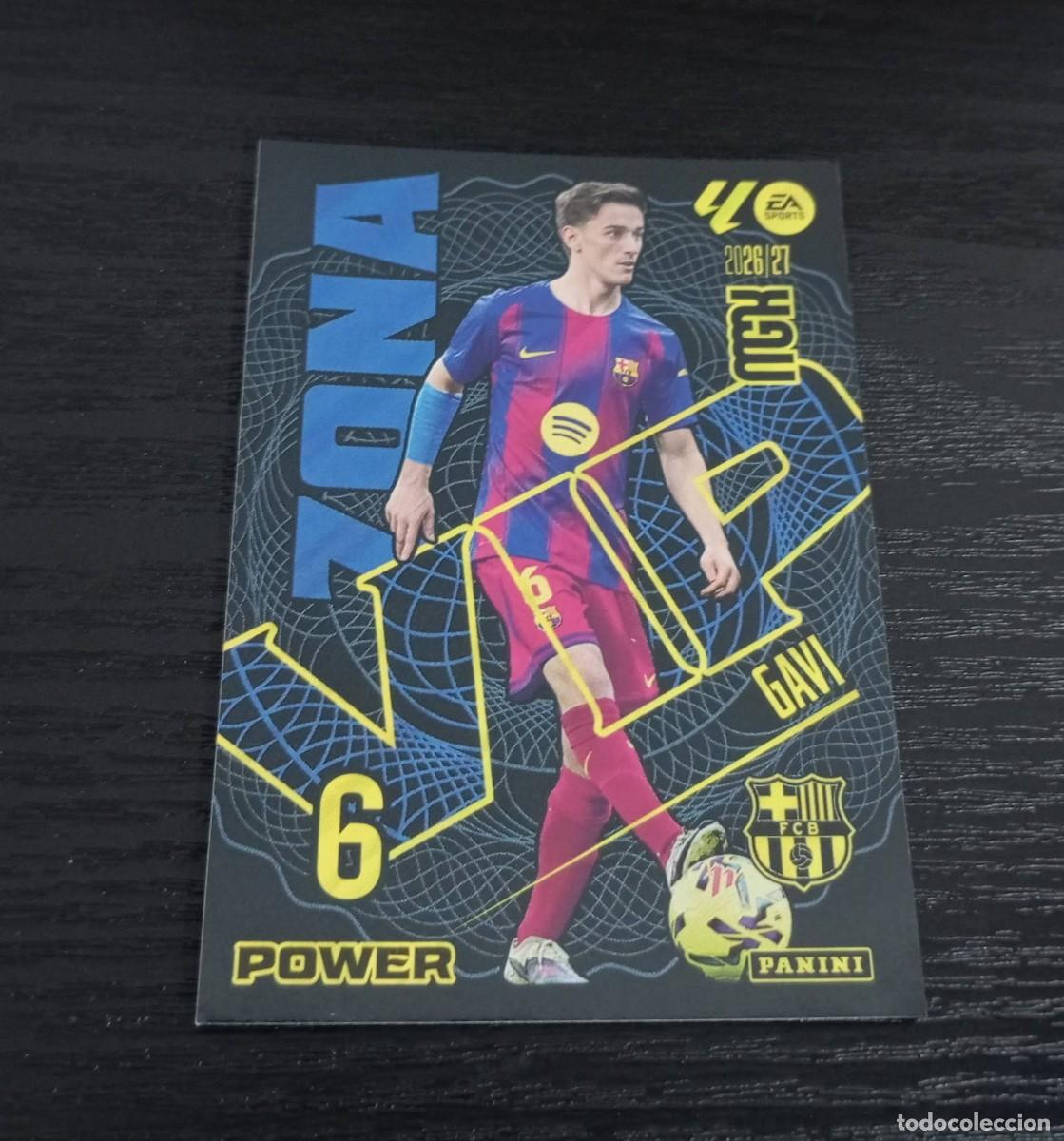 Cromos de f&uacute;tbol: -MEGACRACKS 26-27 : 394P GAVI ( BARCELONA ) -- ZONA VIP POWER -- 394 P