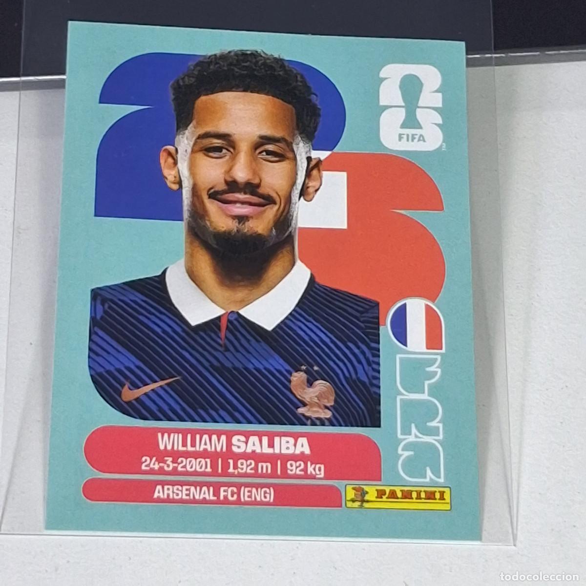 Cromos de f&uacute;tbol: B69 FRA4 WILLIAM SALIBA 4 FRANCIA FRANCE FRA MUNDIAL FIFA WORLD CUP 2026 STICKER PANINI