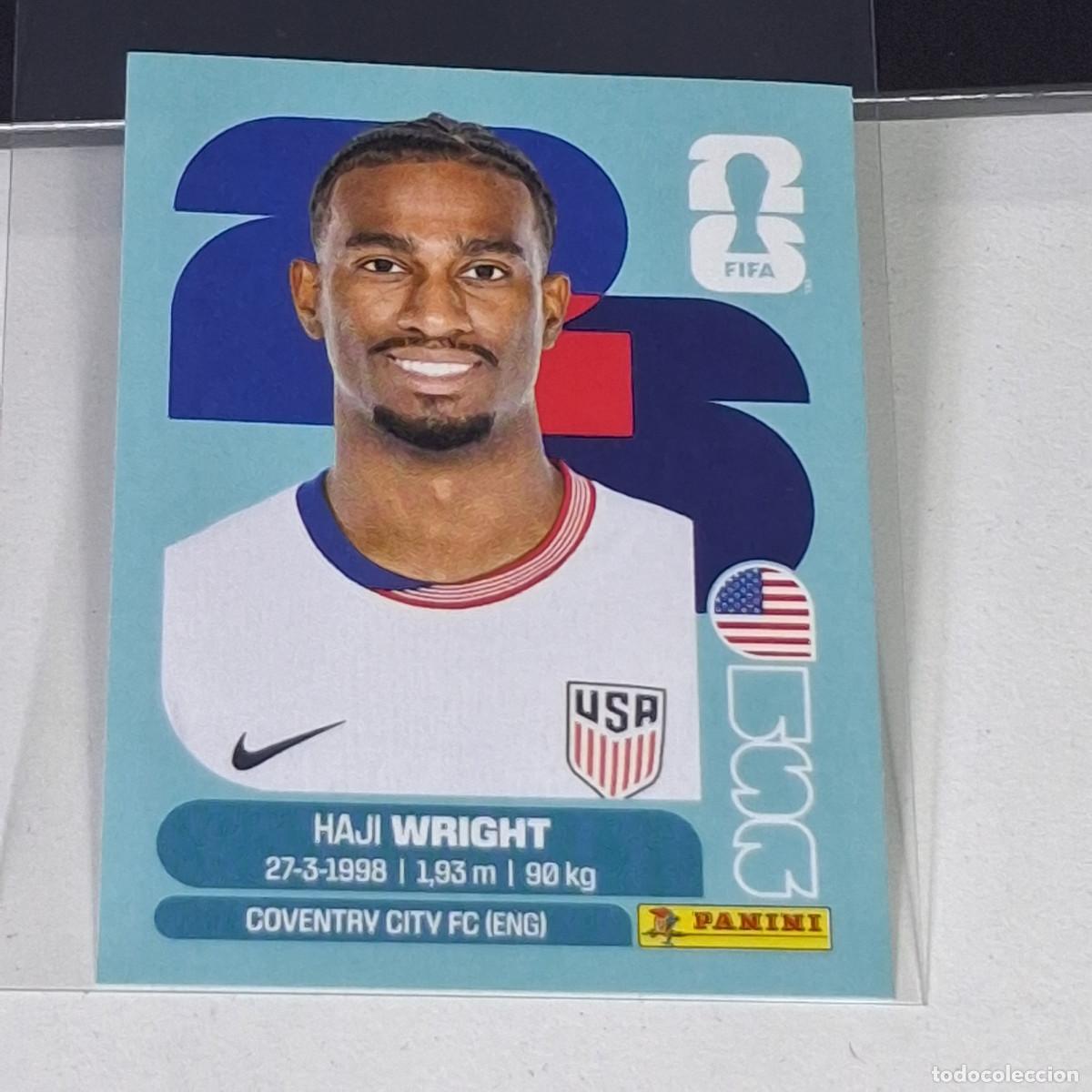 Cromos de f&uacute;tbol: B69 USA 19 USA19 HAJI WRIGHT ESTADOS UNIDOS USA MUNDIAL FIFA WORLD CUP 2026 STICKER PANINI