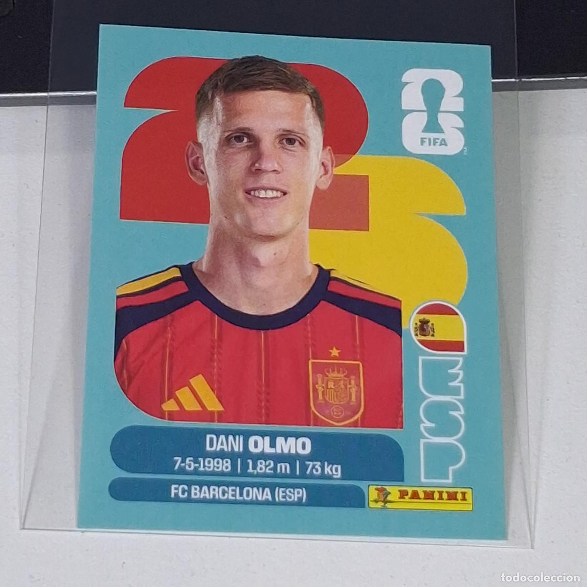 Cromos de f&uacute;tbol: B69 ESP 16 ESP16 DANI OLMO ESPA&Ntilde;A SPAIN ESP MUNDIAL FIFA WORLD CUP 2026 STICKER PANINI