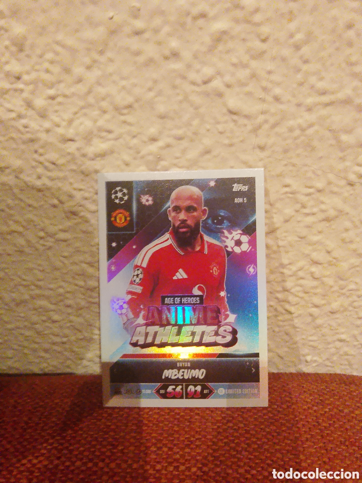 Cromos de f&uacute;tbol: Mbeumo age of h&eacute;roes anime athletes match attax 26/27 2026 2027
