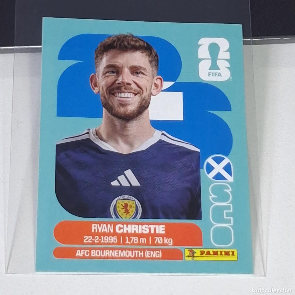 Cromos de f&uacute;tbol: B69 SCO15 RYAN CHRISTIE 15 ESCOCIA SCOTLAND SCO MUNDIAL FIFA WORLD CUP 2026 STICKER PANINI