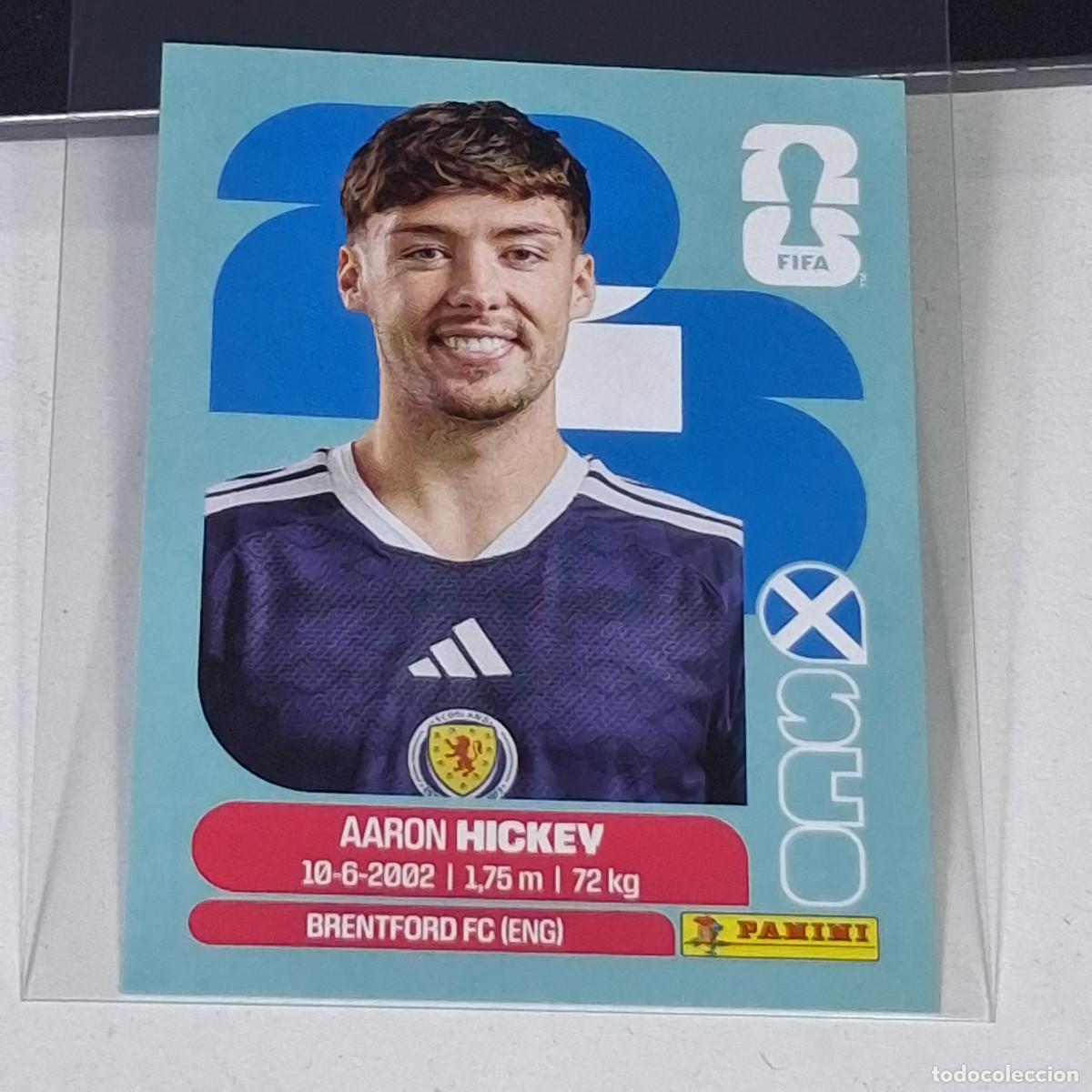 Cromos de f&uacute;tbol: B69 SCO 5 SCO5 AARON HICKEY ESCOCIA SCOTLAND SCO MUNDIAL FIFA WORLD CUP 2026 STICKER PANINI