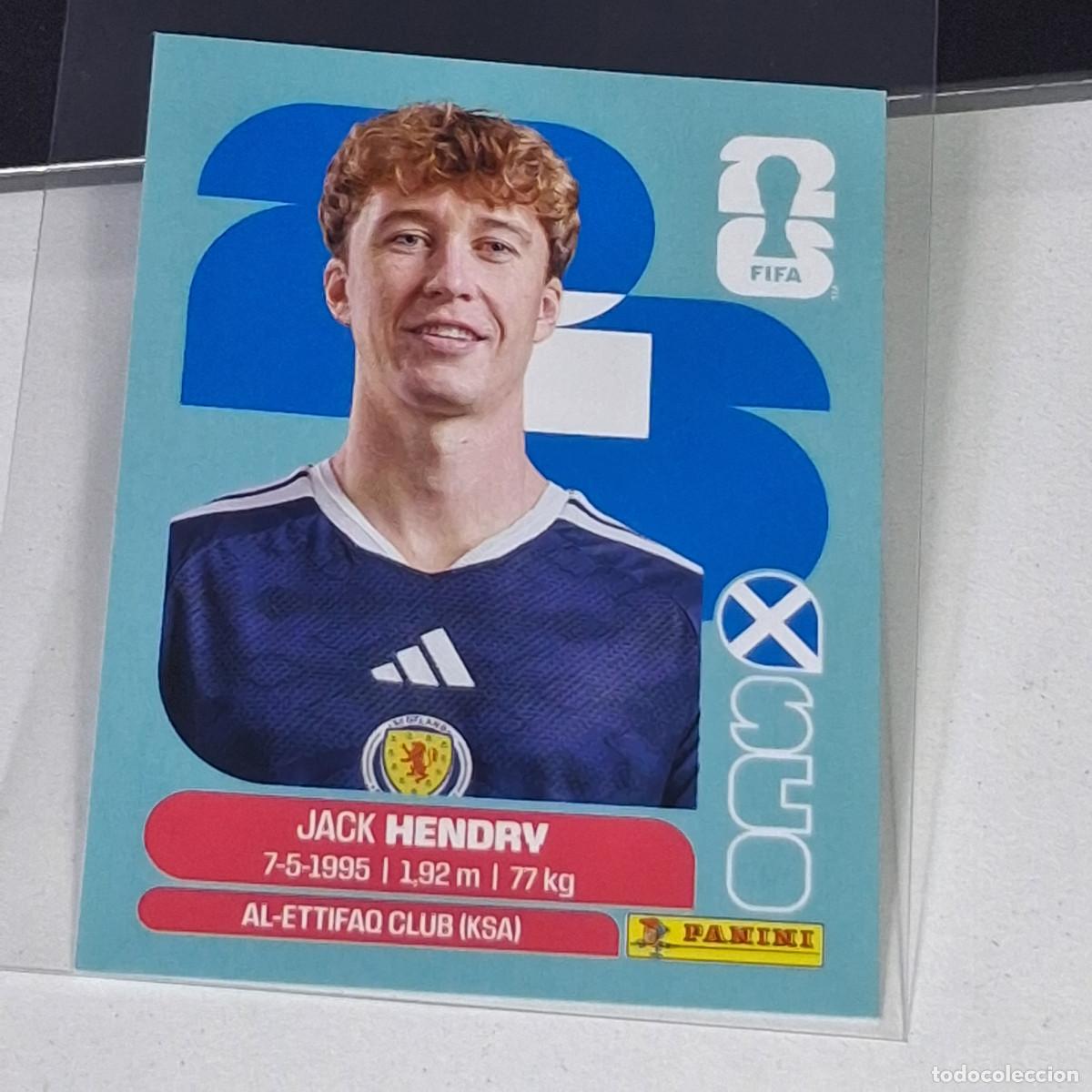 Cromos de f&uacute;tbol: B69 SCO3 JACK HENDRY 3 ESCOCIA SCOTLAND SCO MUNDIAL FIFA WORLD CUP 2026 STICKER PANINI